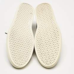Hermes Grey Suede Quicker Low Top Sneakers Size 43.5