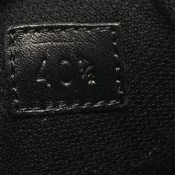 Hermes Black Mesh Team Sneakers Size 40.5
