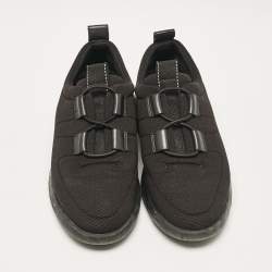 Hermes Black Mesh Team Sneakers Size 40.5