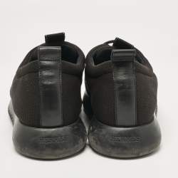 Hermes Black Mesh Team Sneakers Size 40.5