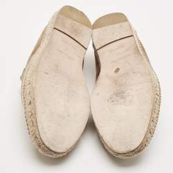 Hermes Brown Suede Trip Slip On Espadrille Size 43