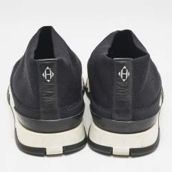 Hermés Navy Blue Knit Fabric Tokyo Slip-On Sneakers Size 42.5