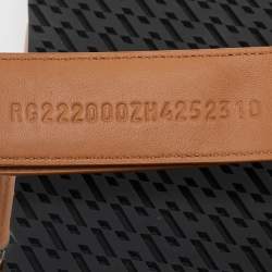 Hermes Brown Leather Chypre Flat Sandals Size 42.5