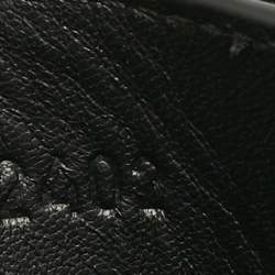 Hermes Black Leather Chypre Sandals Size 45.5