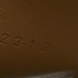 Hermes Brown Leather Izmir Flat Slides Size 40