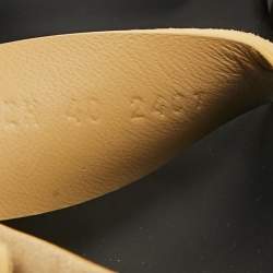 Hermes Beige Suede Genius Slingback Sandals Size 40