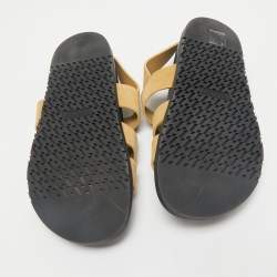 Hermes Beige Suede Genius Slingback Sandals Size 40