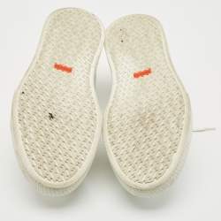 Hermes White Leather Day Low Top Sneakers Size 44