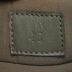 Pre Owned Hermes Grey/Brown Leather and Neoprene Flat Sandals Size 43