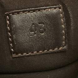 Pre Owned Hermes Black/Brown Leather and Neoprene Flat Sandals Size 43