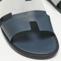 Pre Owned صندل هيرمس إزمير سويدي أزرق كحلي مقاس 44