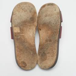 Pre Owned صندل هيرمس إزمير جلد بني مقاس 42