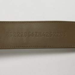 Pre Owned Hermes Chypre Size 42.5 Green Suede Flat Sandals