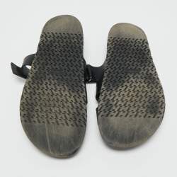 مملوكة مسبقًا صندل سلايد هيرميس شيبر بلون الزيتون الداكن مقاس 42