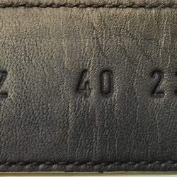 مملوكة مسبقًا Hermes Chypre Size 40 Blue/Green Suede Flat Sandals