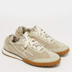 مملوكة مسبقًا Hermès Jet Size 40 Beige Suede Lace Up Sneakers