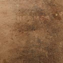 Pre Owned شريحة فلات هيرمس إزمير سويدي بني غامق مقاس 45