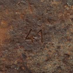 Pre Owned صندل سلايد هيرمس ايزمير جلد أزرق مقاس 43