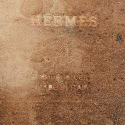 Pre Owned صندل سلايد هيرمس ايزمير جلد أزرق مقاس 43