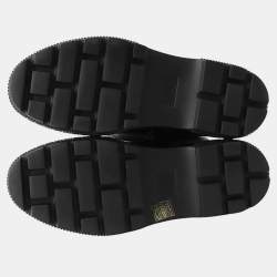 Pre Owned Hermes Journey Boots Black242070Z Calf Leather Size 41