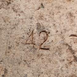 Pre Owned Hermes Izmir Size 42 Navy Blue Epsom Leather Flat Sandals