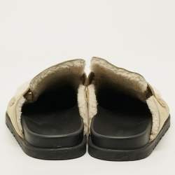 Pre Owned صندل هيرمس جو سويدي أزرق كحلي مقاس 46