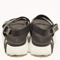 Pre Owned Hermes Electric Size 43 Black Leather Sandals
