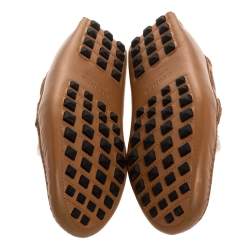 Hermes Brown Leather Irving Loafer Size 42.5
