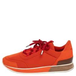 Hermes, Men's Sneaker, Orange-107341 