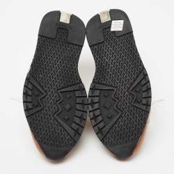 Hermes Tan Leather H Logo Low-Top Sneakers Size 42