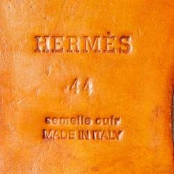 Hermes Plum Suede Lace Up Derby Size 44