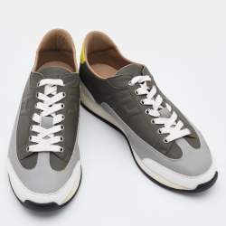 Hermès Multicolor Leather Trail Low Top Sneakers Size 43