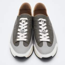 Hermès Multicolor Leather Trail Low Top Sneakers Size 43