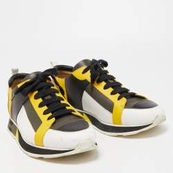 Hermes Multicolor Leather Rebus Sneakers Size 42