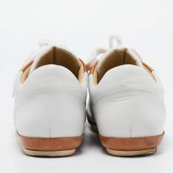 Hermes White Leather Trainers Low Top Sneakers Size 43