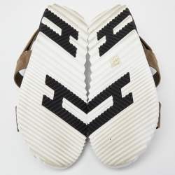 Pre Owned Hermes Beige Suede Electric Sandals Size 45.5