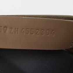 Pre Owned Hermes Beige Suede Electric Sandals Size 45.5