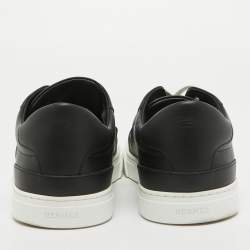 Hermes Black Leather Day Sneakers Size 44
