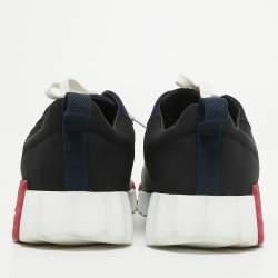 Hermes Multicolor Neoprene and Suede Bouncing Sneakers Size 41