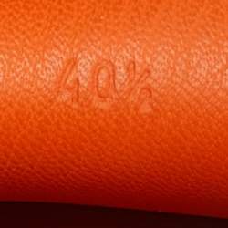 Pre Owned Hermes Black Leather Kennedy Slip On Loafers Size 40.5