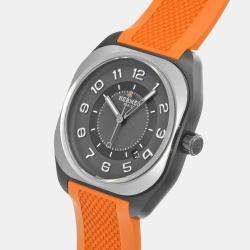 Hermes Grey Titanium H08 SP1.741a Automatic Men's Wristwatch 39 mm