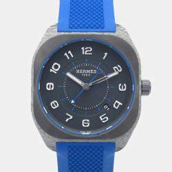 Hermes Grey Titanium H08 SP1.746a Automatic Men's Wristwatch 39 mm