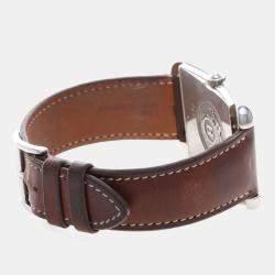 Pre Owned Hermes Cape Cod CC1.810 Quartz Stainless Steel Men's Wristwatch 33 mm