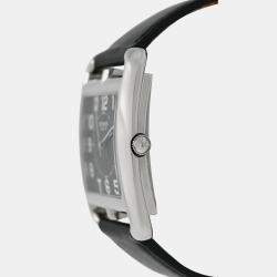 Pre Owned Hermes Cape Cod CC1.810 Quartz Black  Stainless Steel Men's Wristwatch 34 mm
