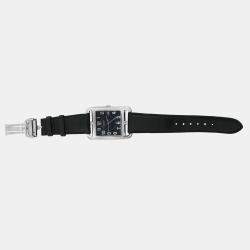Pre Owned Hermes Cape Cod CC1.810 Quartz Black  Stainless Steel Men's Wristwatch 34 mm