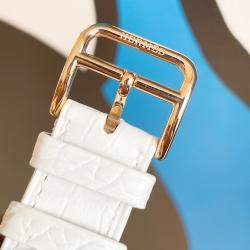 Pre Owned Hermes Arceau Cheval Cosmique Rose Gold 38 mm Diamond Watch