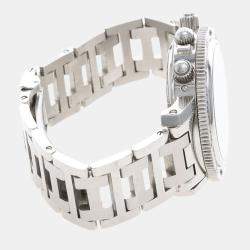 مملوكة مسبقًا Hermes Clipper Chronograph CL2.910 Automatic Black Stainless Steel Men's Wristwatch 40mm