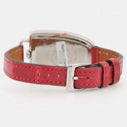 Pre Owned Hermes Gallop d'Hermes GA1.230 Quartz Stainless Steel Diamond Women's Wristwatch 26mm