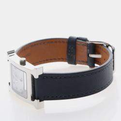 Pre Owned Hermes Heure H HH1.210 Quartz Stainless Steel Women's Wristwatch 21mm