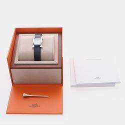 Pre Owned Hermes Heure H HH1.210 Quartz Stainless Steel Women's Wristwatch 21mm
